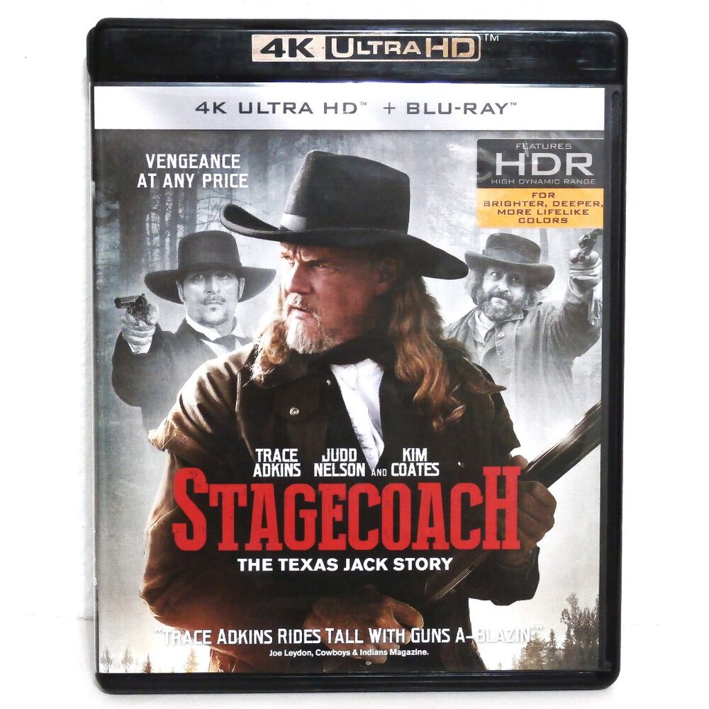 4K STAGECOACH The Texas Jack Story 4K ULTRA HD + Blu-ray, Trace Adkins